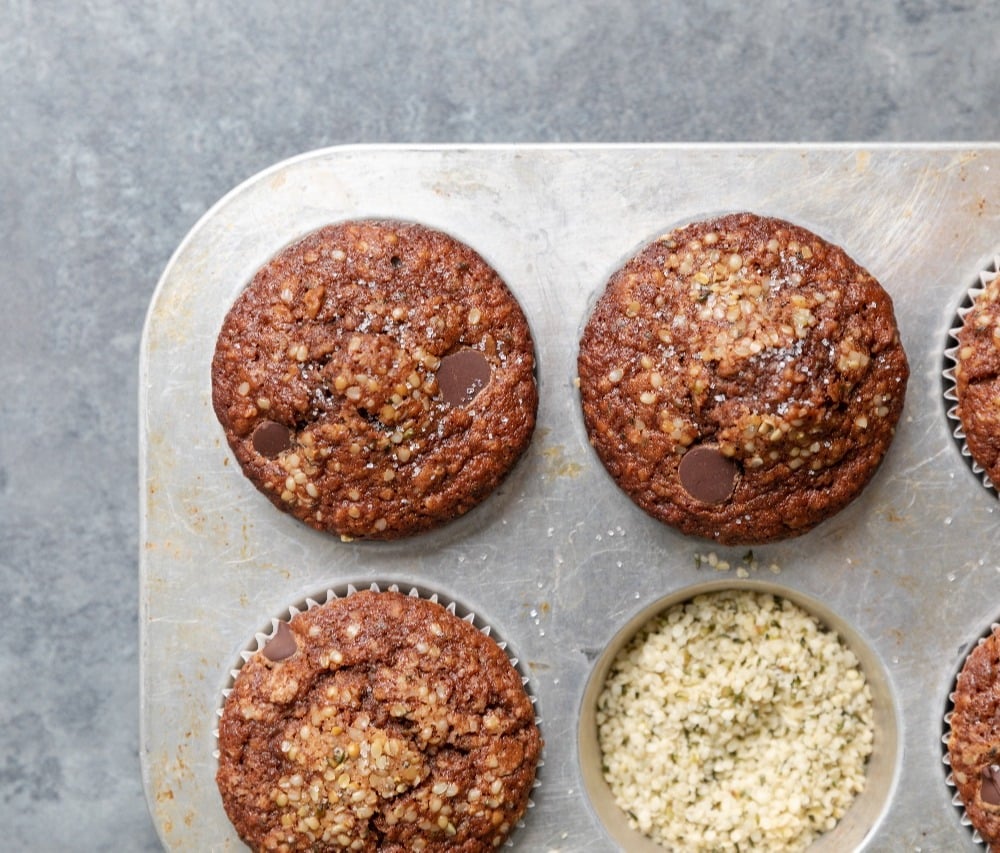 Muffins in pan